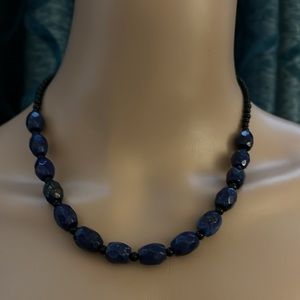 Lapis Lazuli and Black Onyx Necklace